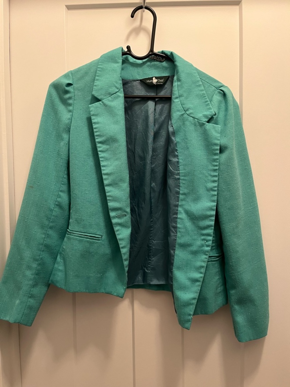 Vintage Hunt Club Teal Blazer Jacket- Small